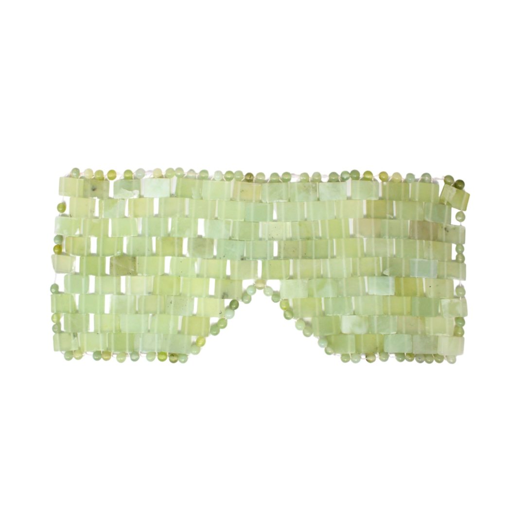 Gua Sha Green Stone Eye Mask