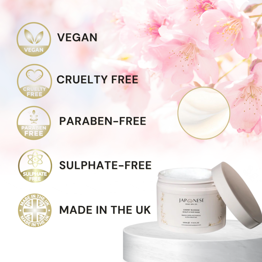 cherry blossom hair and scalp mask japanese head spa cherry blossom hair and scalp mask japanese head spa