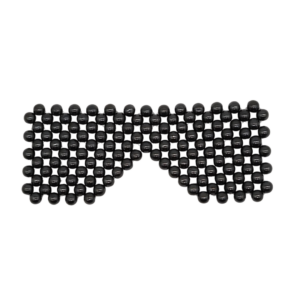 35 Round Metal Bead Eye Mask