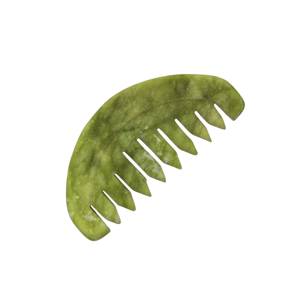 Green Jade Gua Sha Scalp Massage Tool