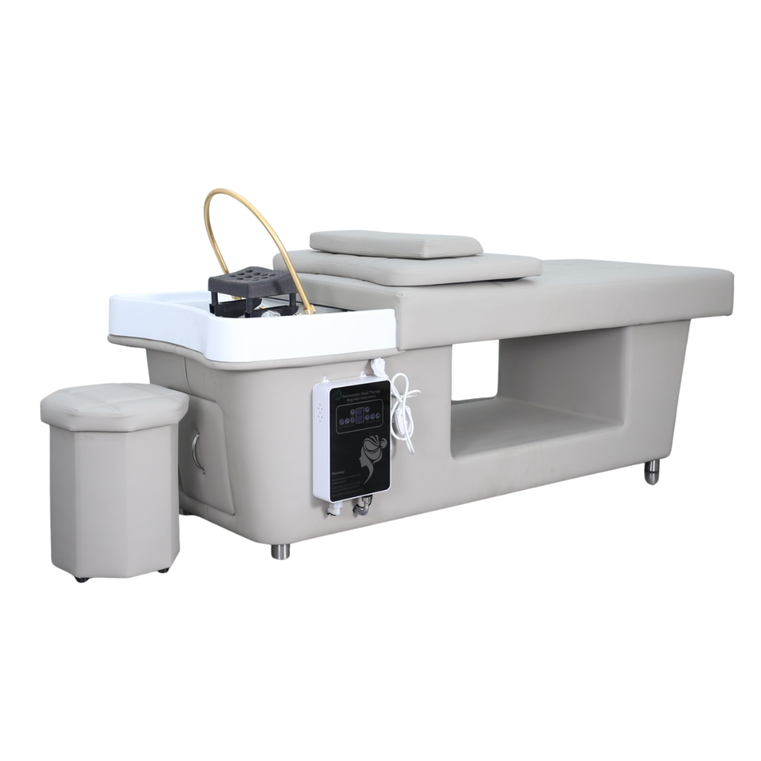 Grey Plumbed Japanese Head Spa Full Bed Unit (6) BUSINESS IN A BOX: Grey Plumbed Japanese Head Spa Full Bed Unit Package