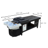 black full bed unit measurement