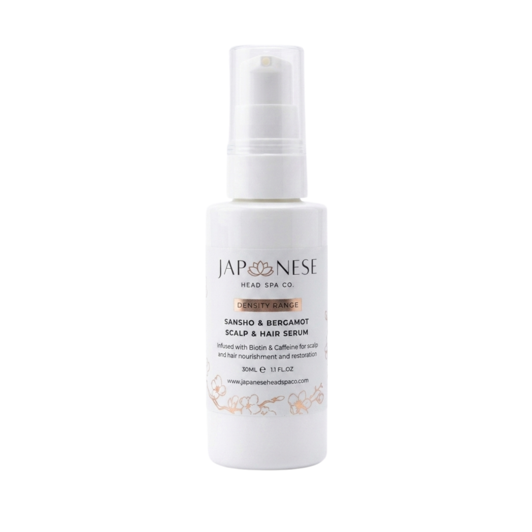Density range Scalp & Hair Serum SANSHO & BERGAMOT SCALP & HAIR SERUM – 30ML