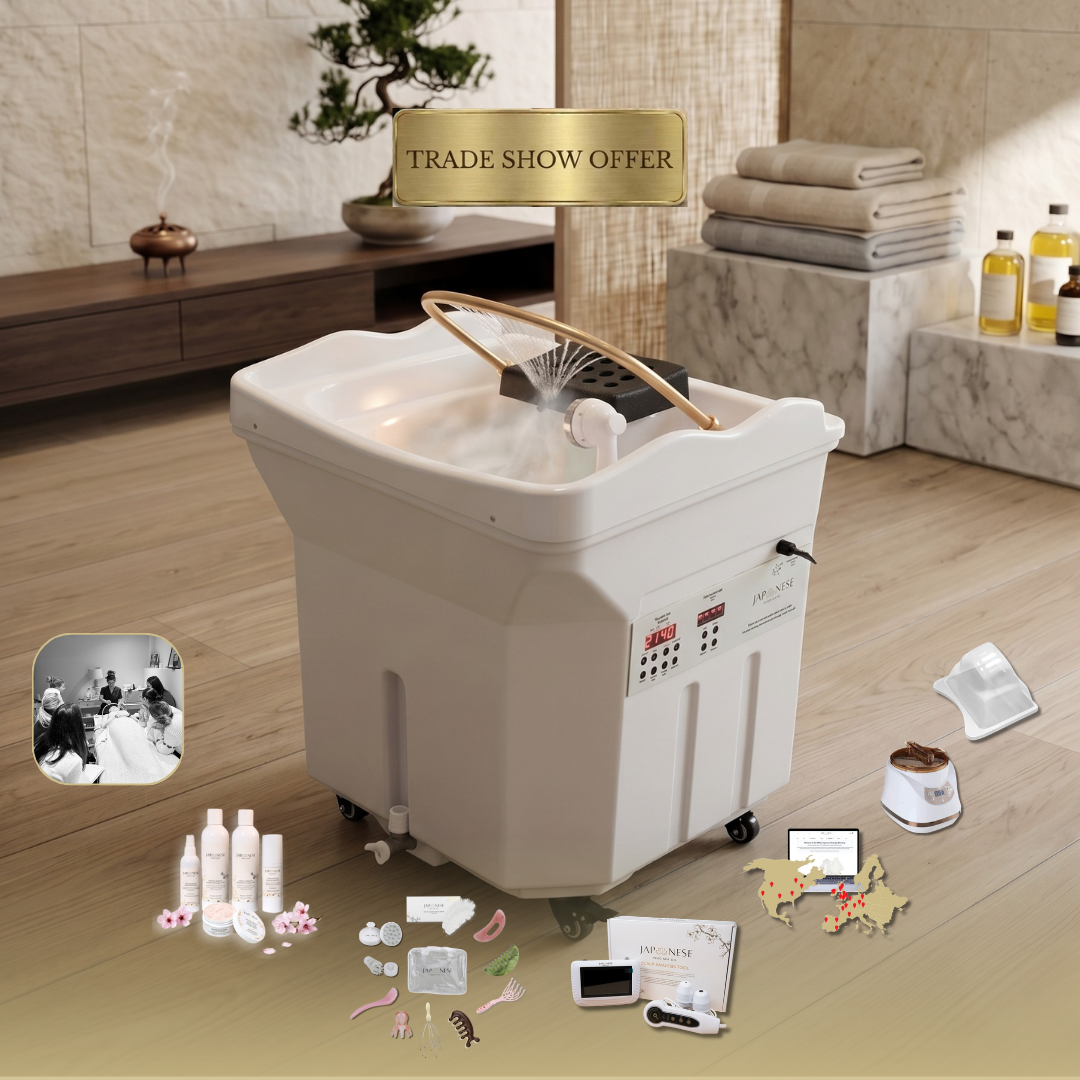 White Portable 60L Tank Unit Non-Plumbed Head Spa with Face-To-Face Training | Show Offer