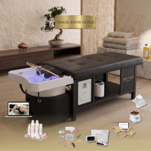 Black Full Bed Unit Plumbed with Online Training | Show Offer